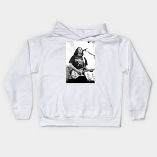 Todd Park Mohr Big Head Todd BW Photograph Kids Hoodie